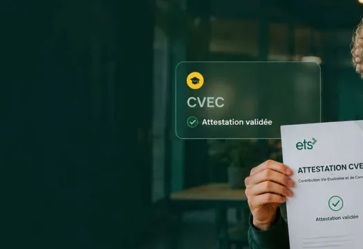 ETS etudiant CVEC